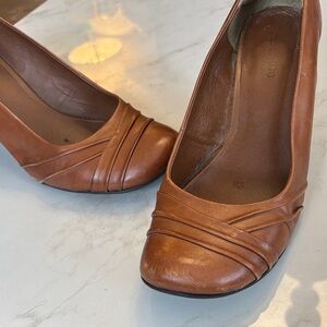 Call It Spring Tan Platform Heels